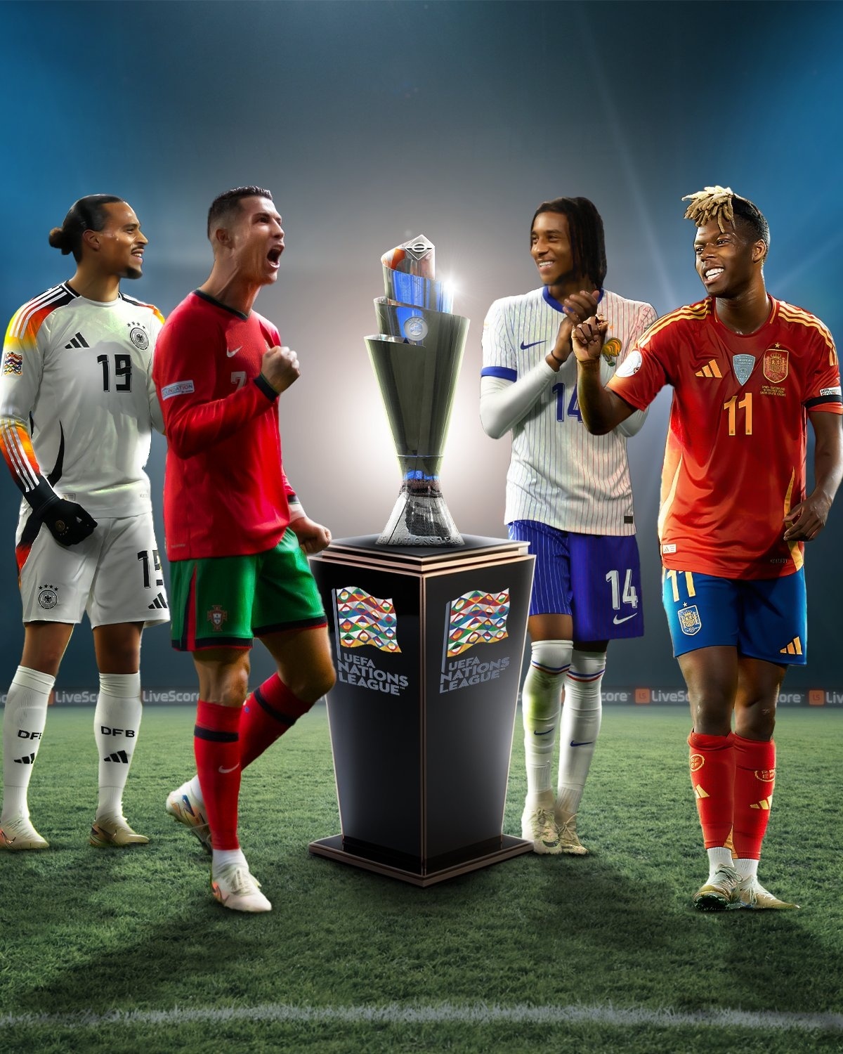 包含欧国联冠军争夺激烈，胜者将尽夺新的词条